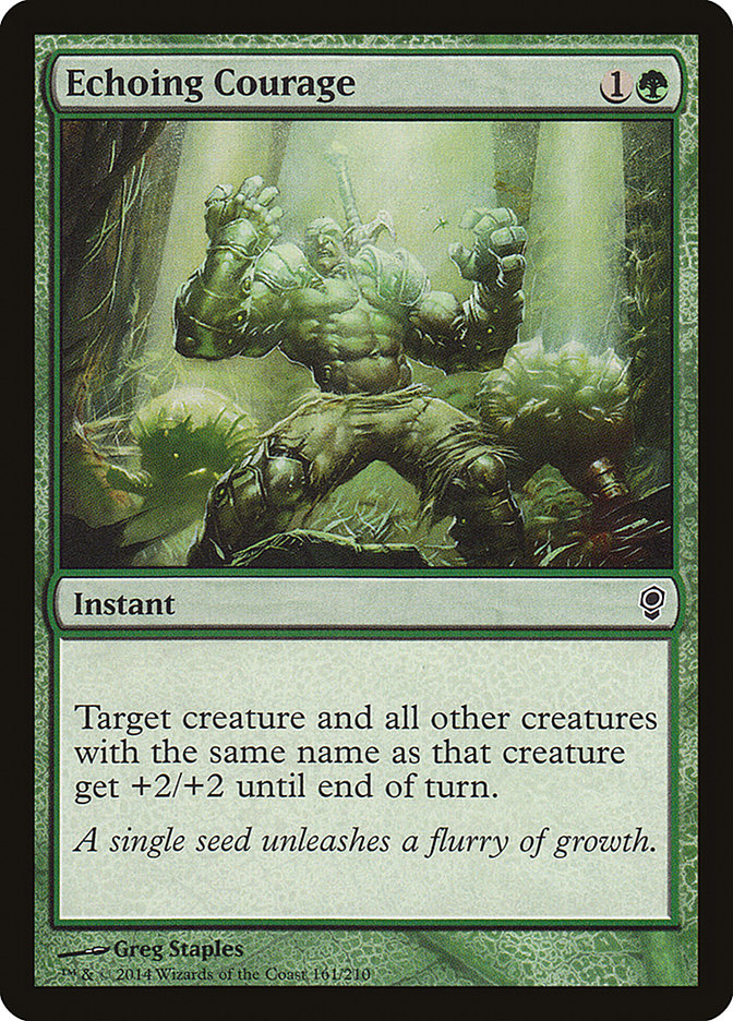 Echoing Courage [Conspiracy] Foil
