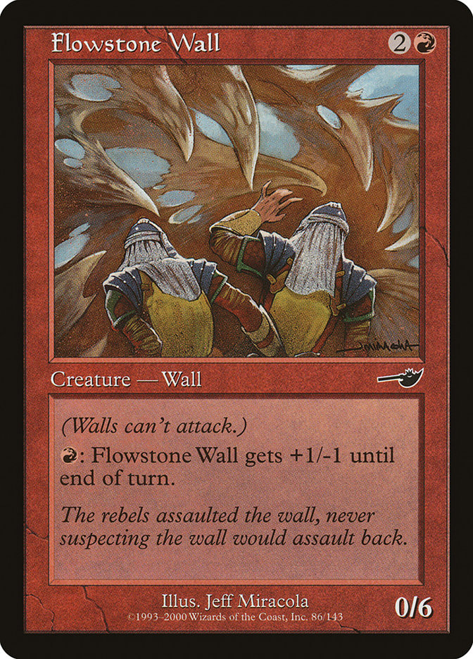 Flowstone Wall [Nemesis] Foil
