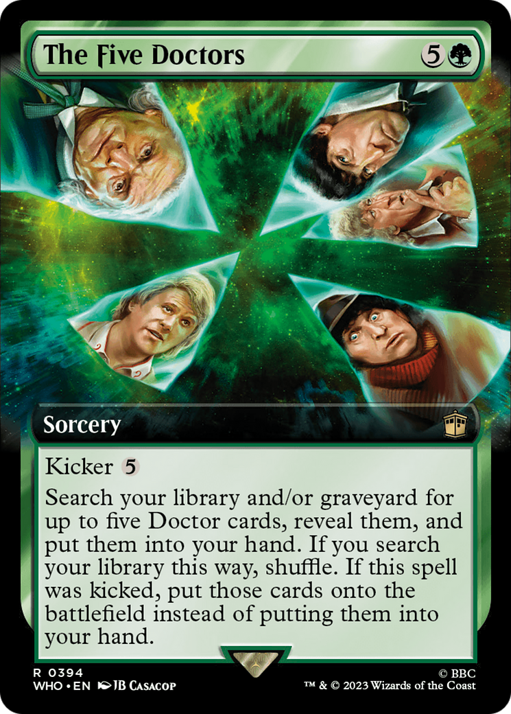 The Five Doctors (Extended Art) [Doctor Who] Foil