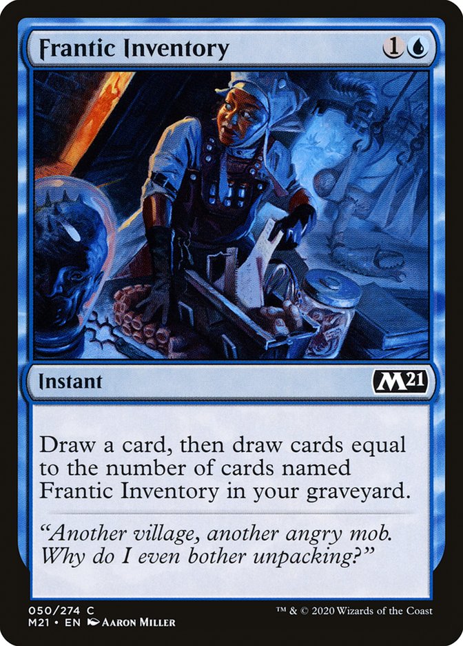 Frantic Inventory [Core Set 2021] Foil