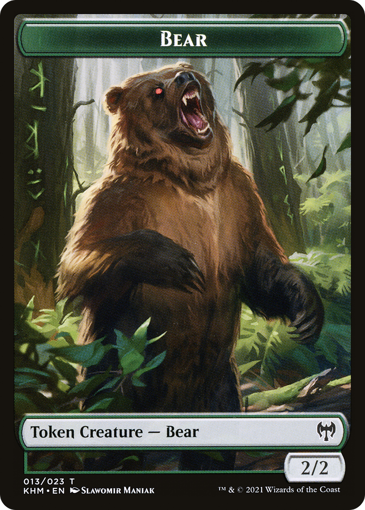 Bear  [Kaldheim Tokens] Foil