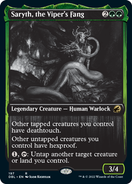 Saryth, the Viper's Fang [Innistrad: Double Feature] Foil