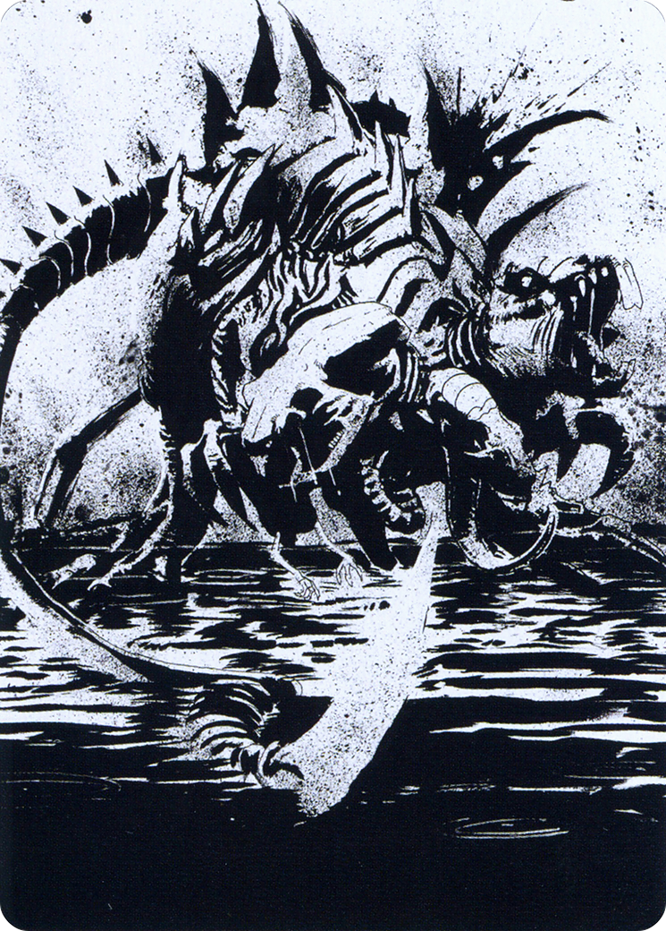 Karumonix, the Rat King // Karumonix, the Rat King  [Phyrexia: All Will Be One Art Series] (Borderless) Foil