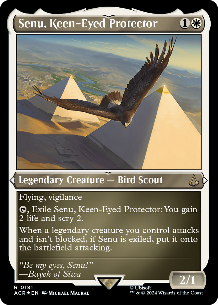 Senu, Keen-Eyed Protector  [Assassin's Creed] Etched Foil