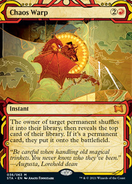 Chaos Warp [Strixhaven: School of Mages Mystical Archive] Foil