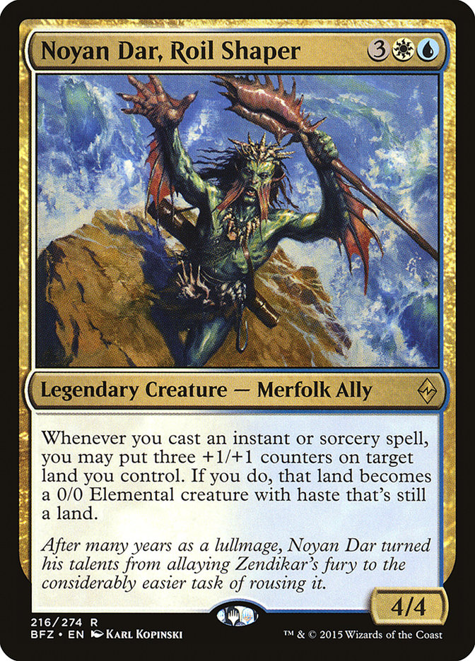 Noyan Dar, Roil Shaper [Battle for Zendikar] Foil