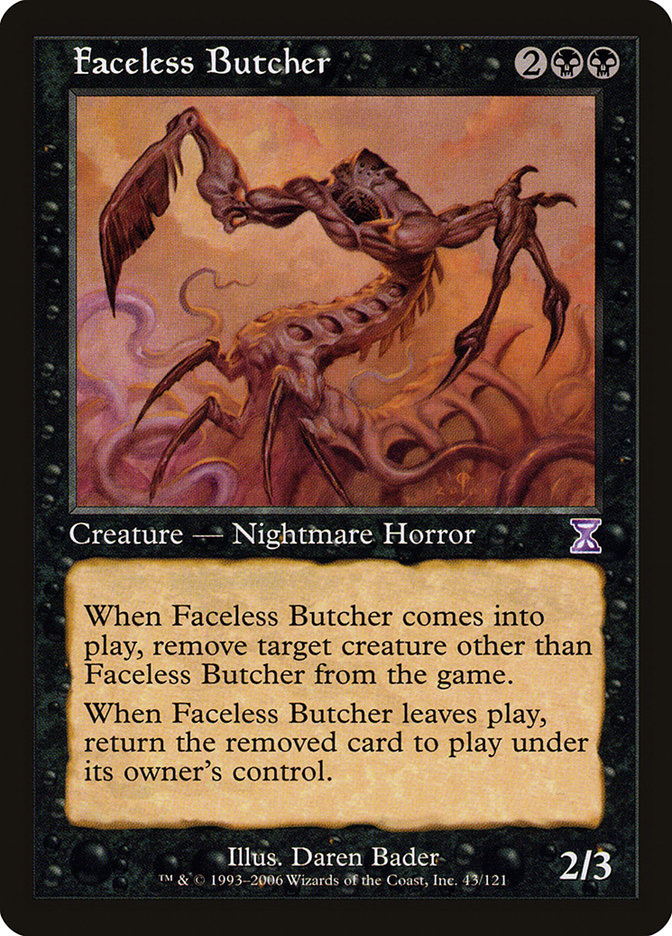 Faceless Butcher [Time Spiral Timeshifted] Foil