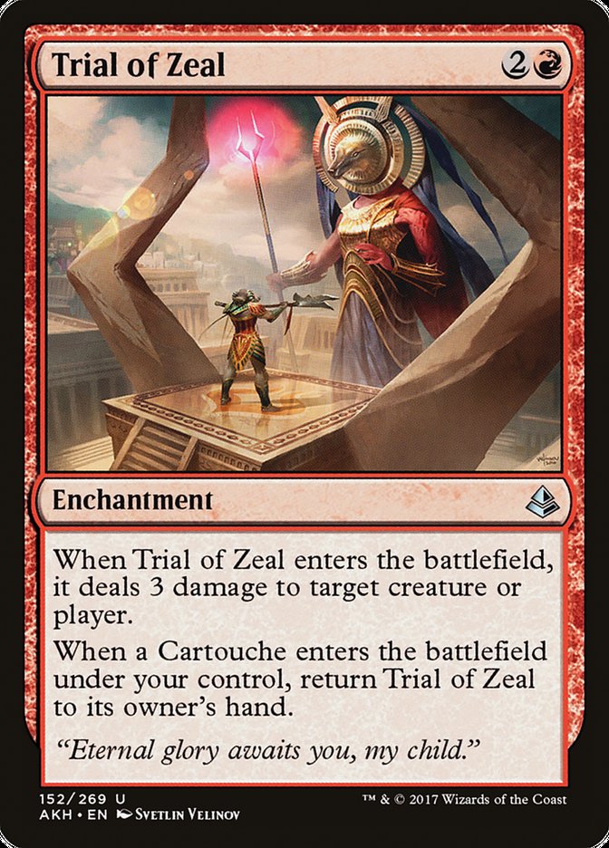 Trial of Zeal [Amonkhet] Foil