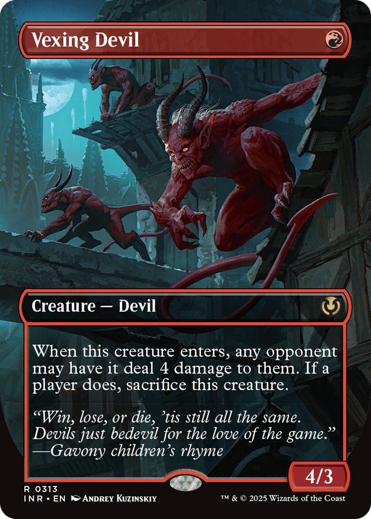 Vexing Devil (Borderless) [Innistrad Remastered] Foil