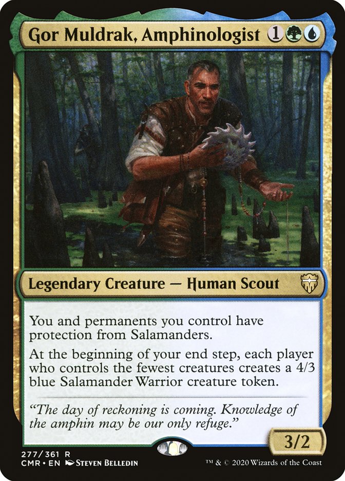 Gor Muldrak, Amphinologist [Commander Legends] Foil