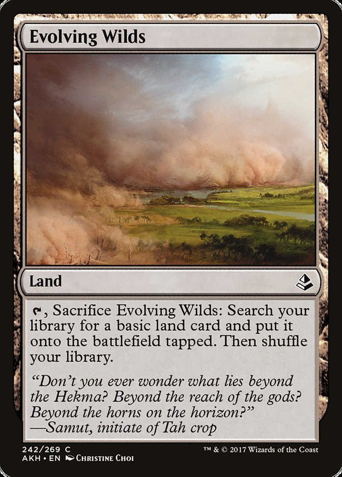 Evolving Wilds [Amonkhet] Foil