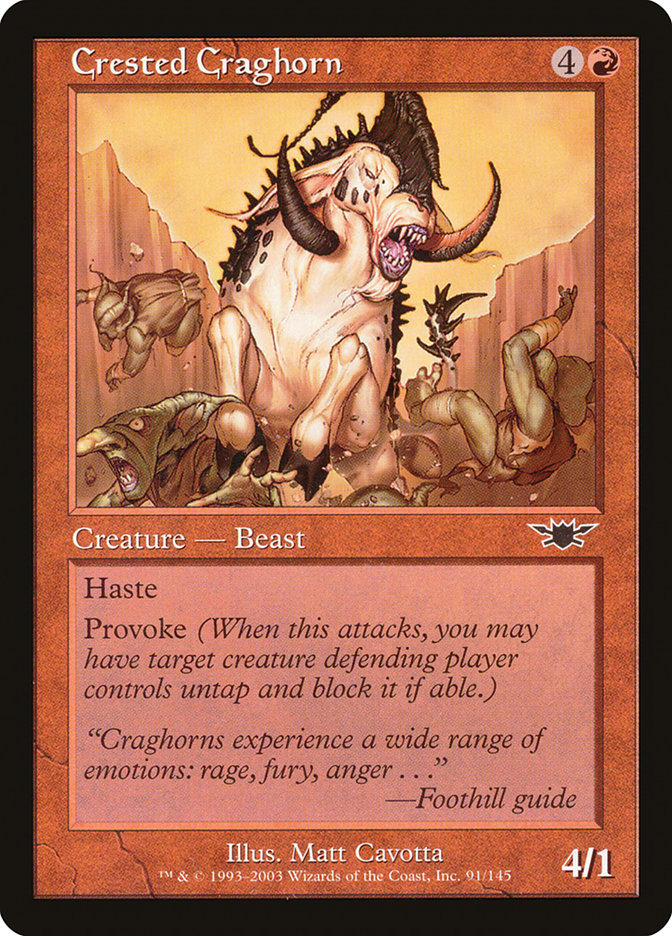 Crested Craghorn [Legions] Foil