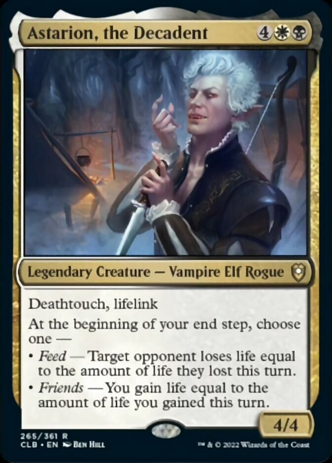 Astarion, the Decadent [Commander Legends: Battle for Baldur's Gate] Foil
