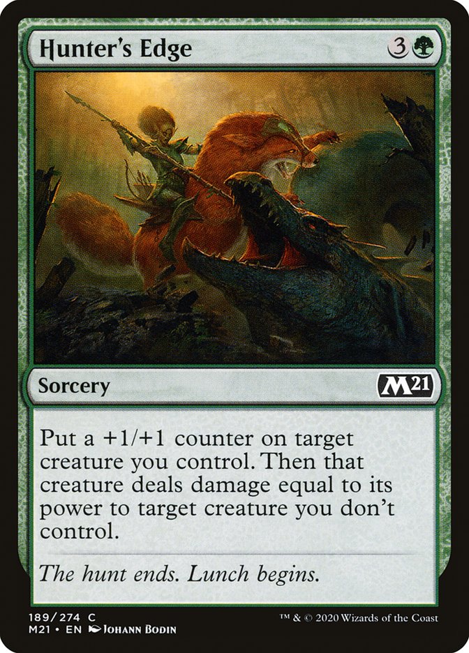Hunter's Edge [Core Set 2021] Foil