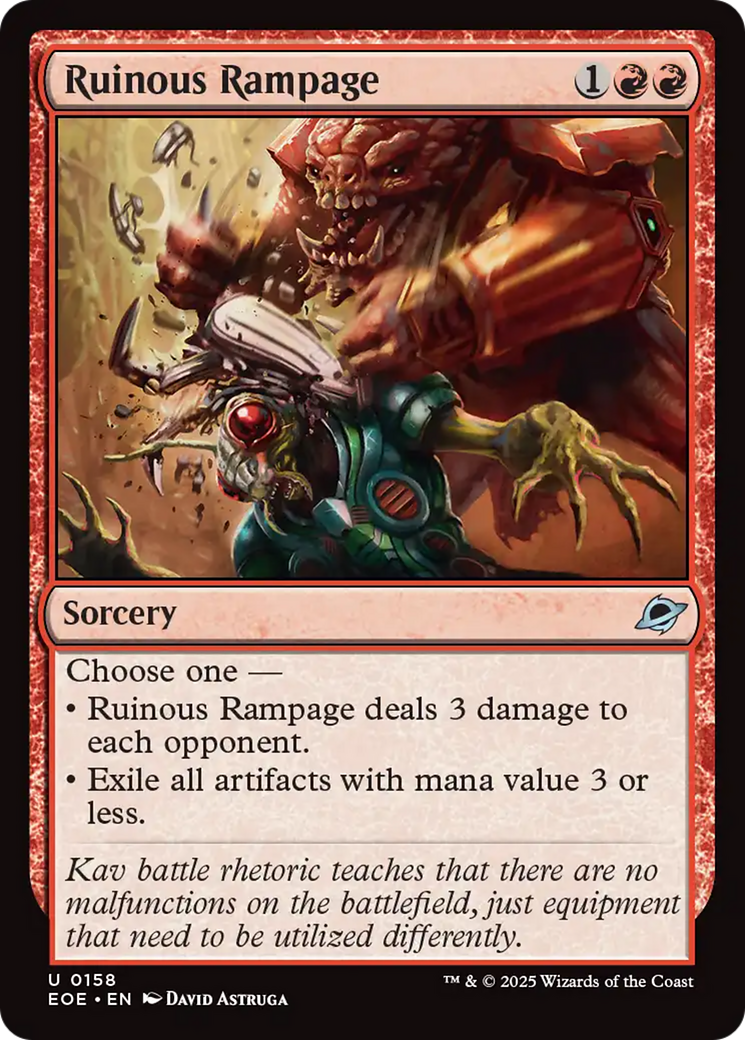 Ruinous Rampage [Edge of Eternities] Foil