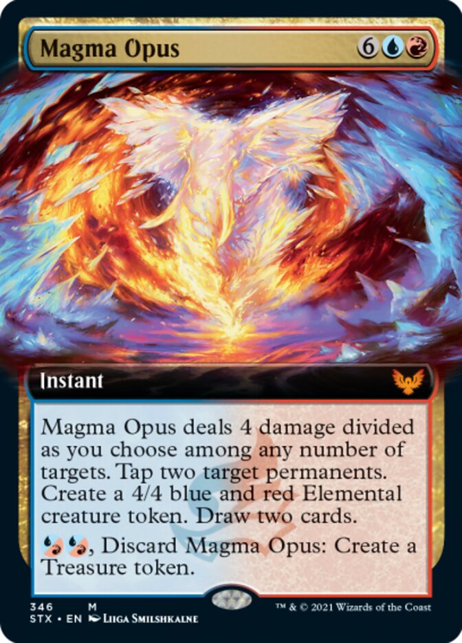 Magma Opus (Extended Art) [Strixhaven: School of Mages] Foil