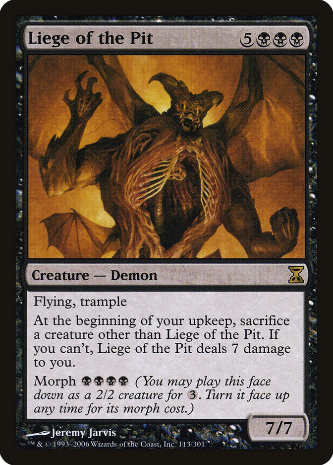 Liege of the Pit [Time Spiral] Foil