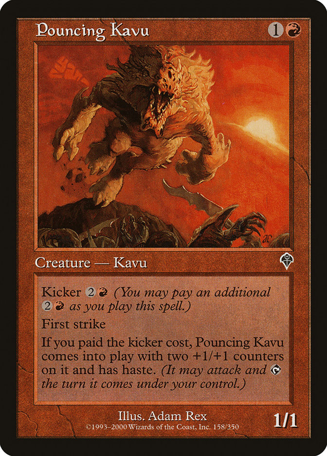 Pouncing Kavu [Invasion] Foil