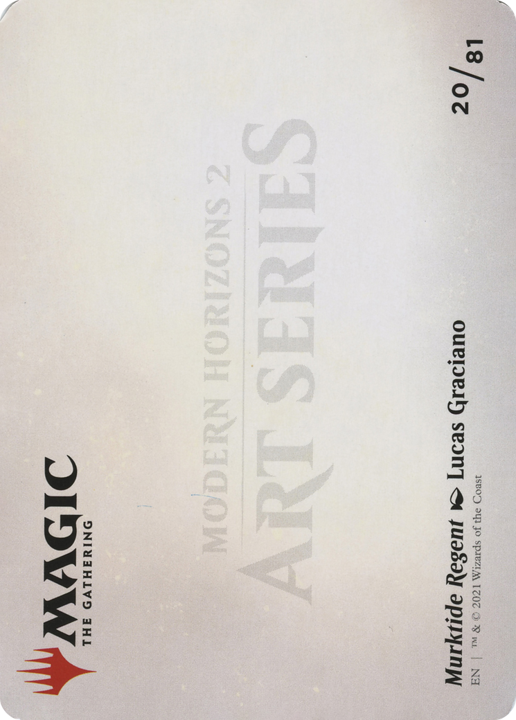 Murktide Regent // Murktide Regent  [Modern Horizons 2 Art Series] (Borderless) Foil