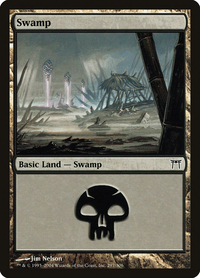 Swamp (297) [Champions of Kamigawa] Foil