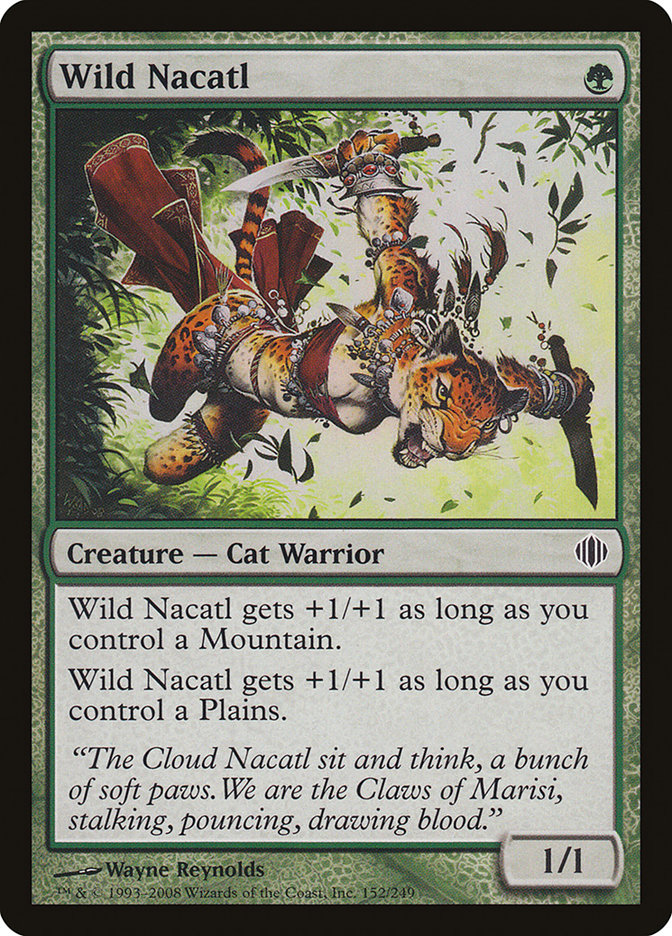 Wild Nacatl [Shards of Alara] Foil