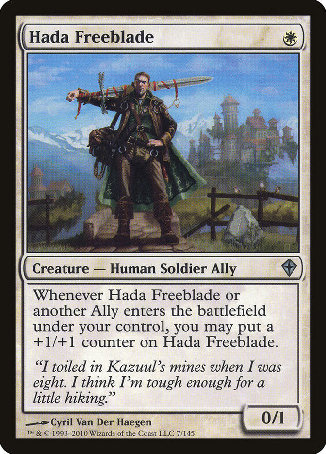 Hada Freeblade [Worldwake] Foil