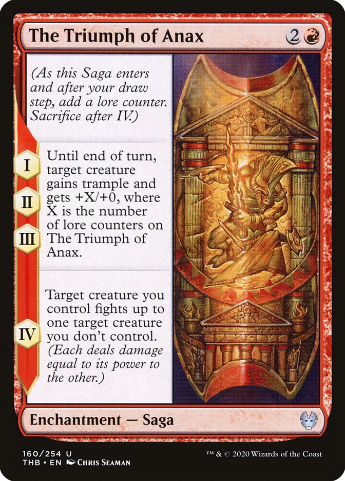The Triumph of Anax [Theros Beyond Death] Foil