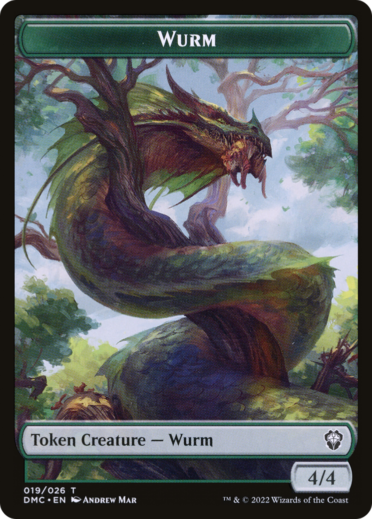 Wurm  [Dominaria United Tokens] Foil
