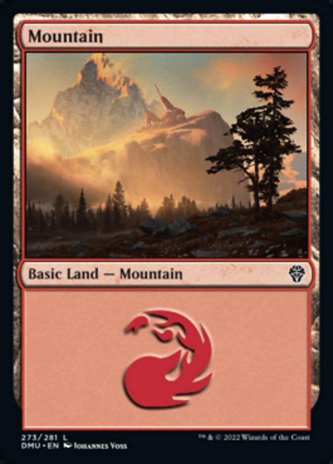 Mountain (273) [Dominaria United] Foil