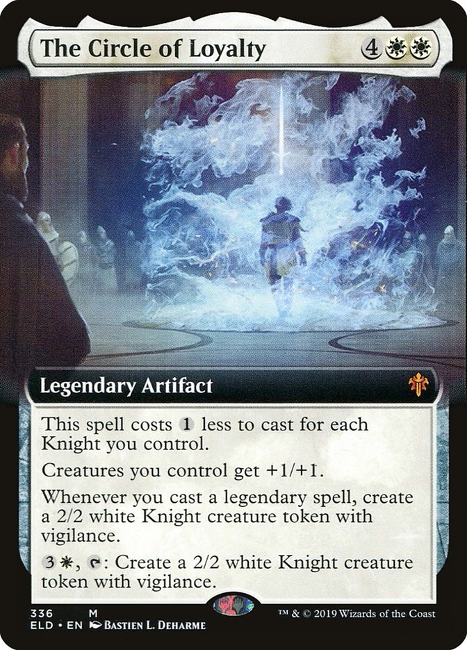 The Circle of Loyalty (Extended Art) [Throne of Eldraine] Foil