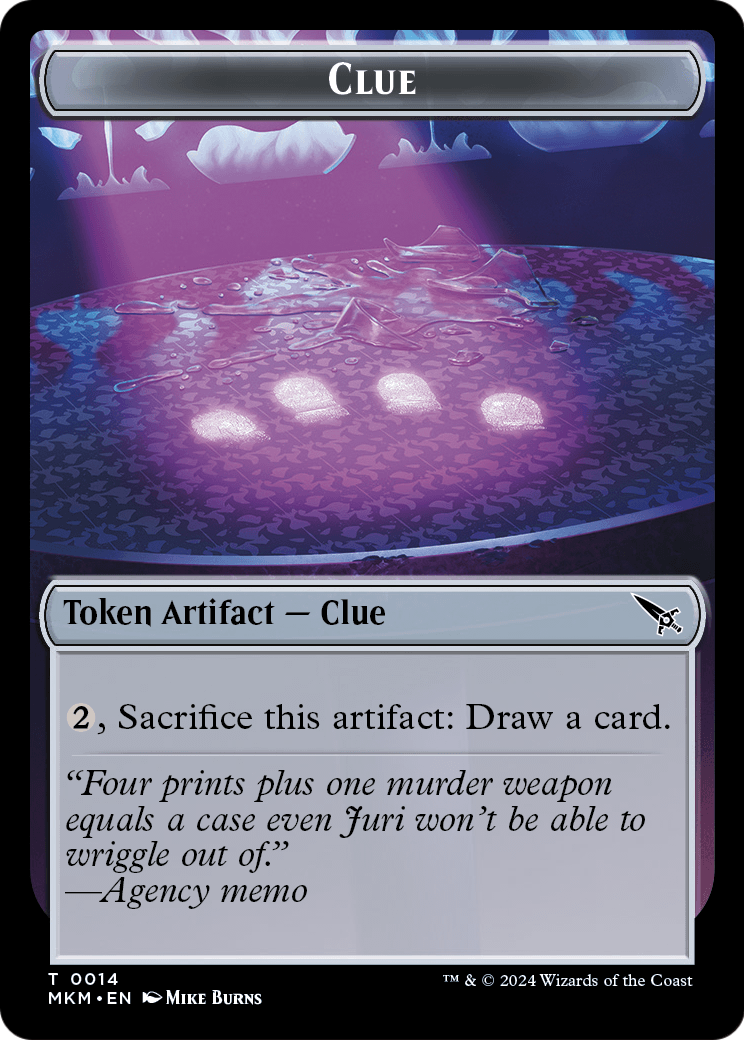 Clue  [Murders at Karlov Manor Tokens]