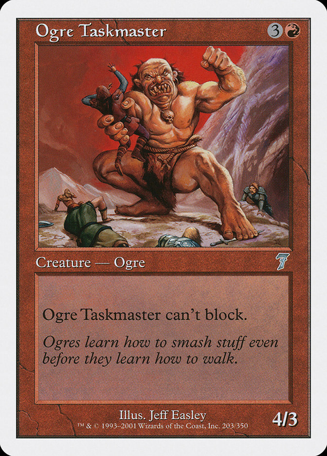 Ogre Taskmaster [Seventh Edition] Foil