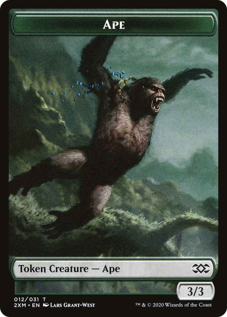 Ape  [Double Masters Tokens] Foil
