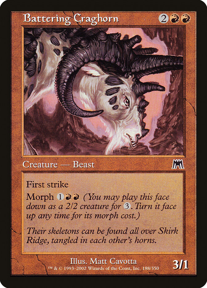 Battering Craghorn [Onslaught] Foil