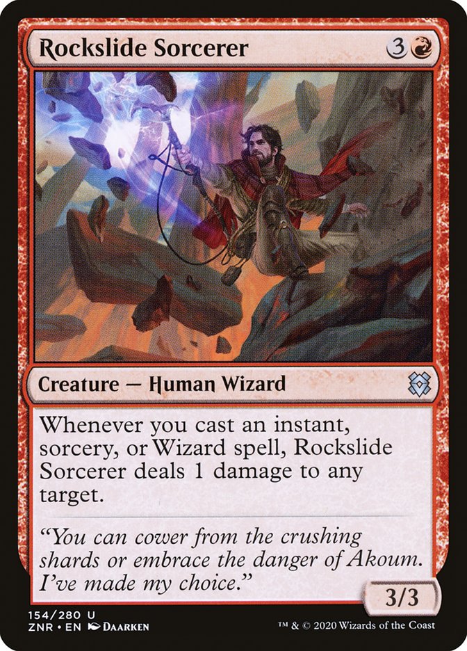 Rockslide Sorcerer [Zendikar Rising] Foil