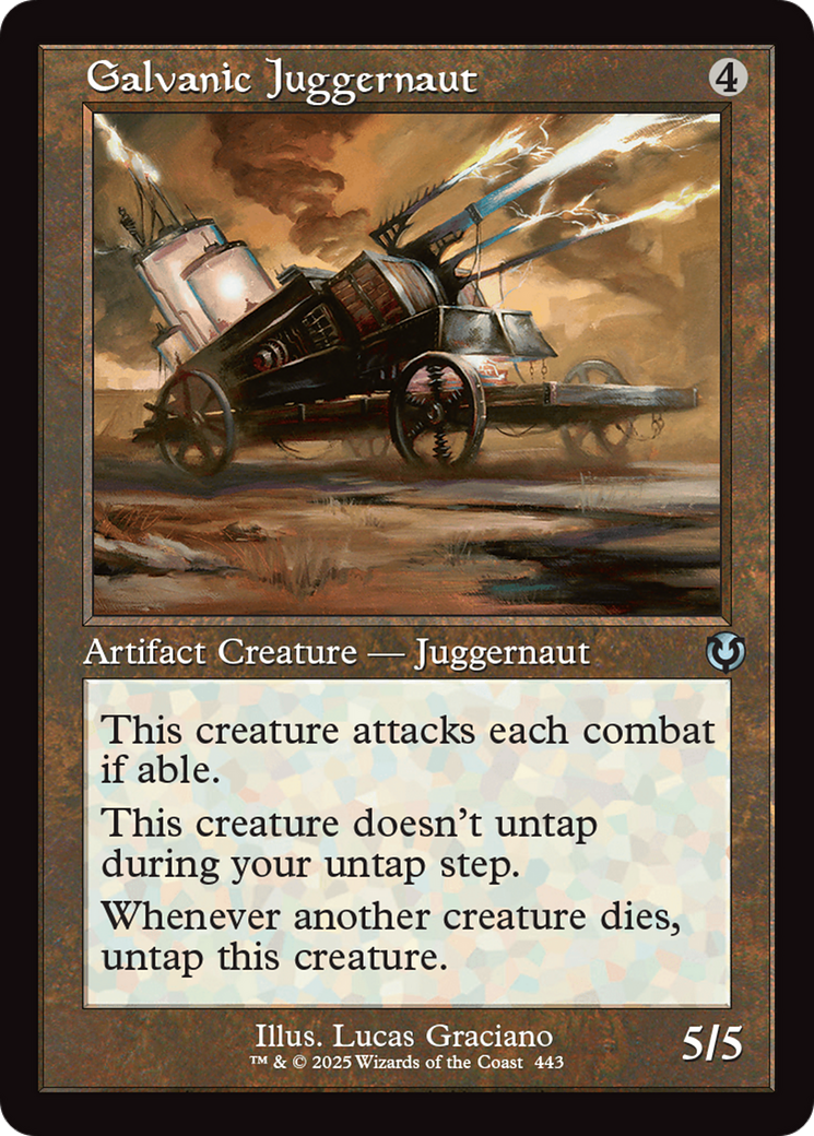 Galvanic Juggernaut (Retro Frame) [Innistrad Remastered] Foil