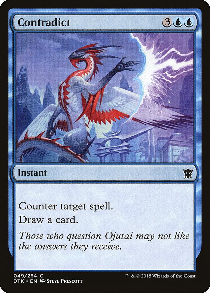Contradict [Dragons of Tarkir] Foil
