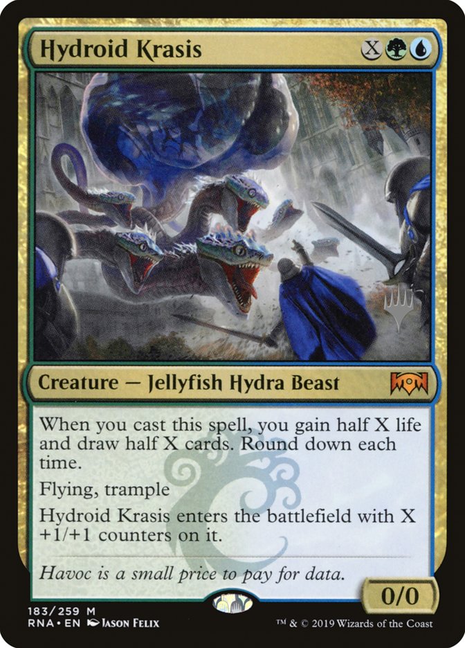 Hydroid Krasis (Promo Pack) [Ravnica Allegiance Promos] Foil