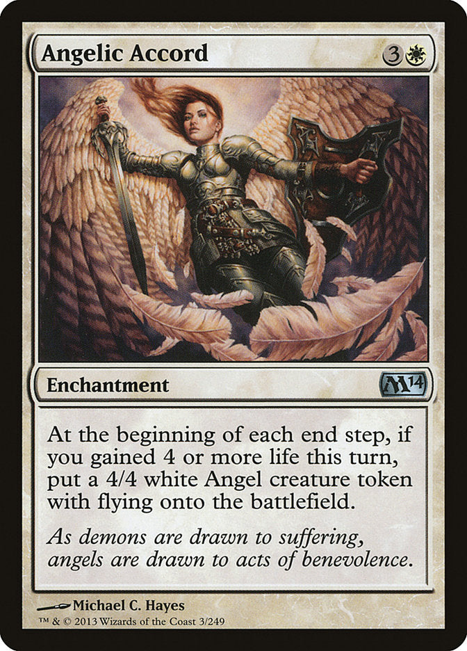 Angelic Accord [Magic 2014] Foil