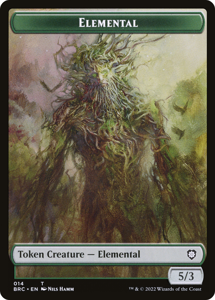 Elemental  [The Brothers' War Commander Tokens] Foil