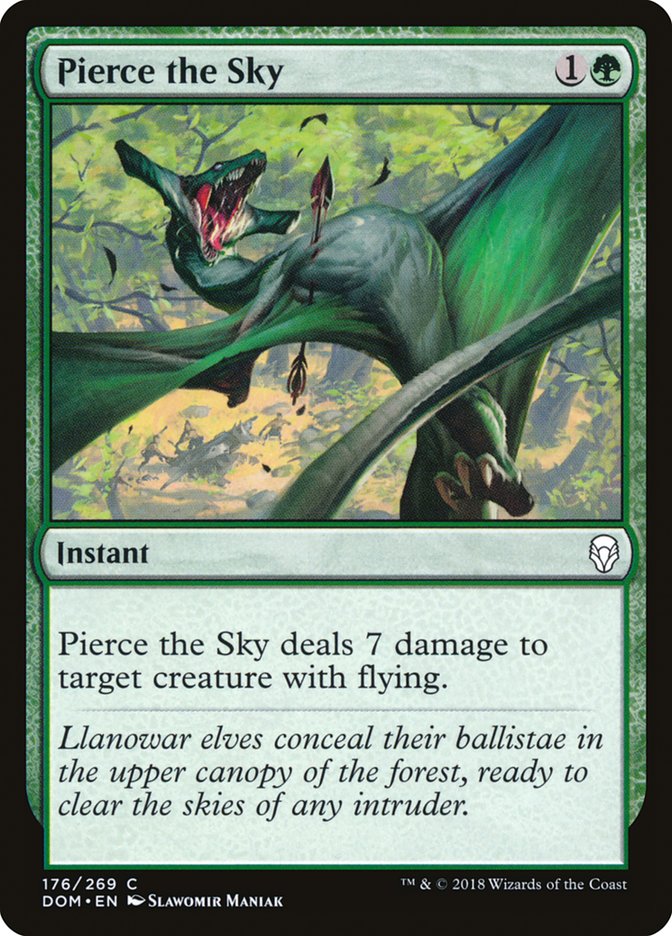 Pierce the Sky [Dominaria] Foil