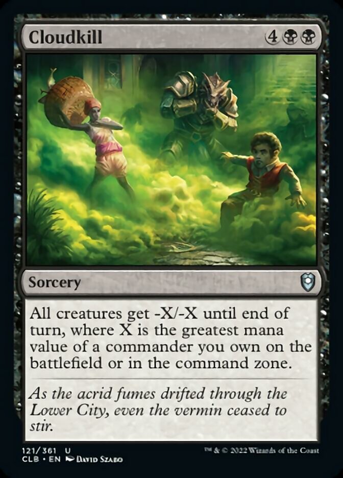 Cloudkill [Commander Legends: Battle for Baldur's Gate] Foil