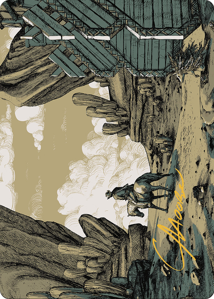 Path to Exile // Path to Exile  [Outlaws of Thunder Junction Art Series] (Borderless) Foil