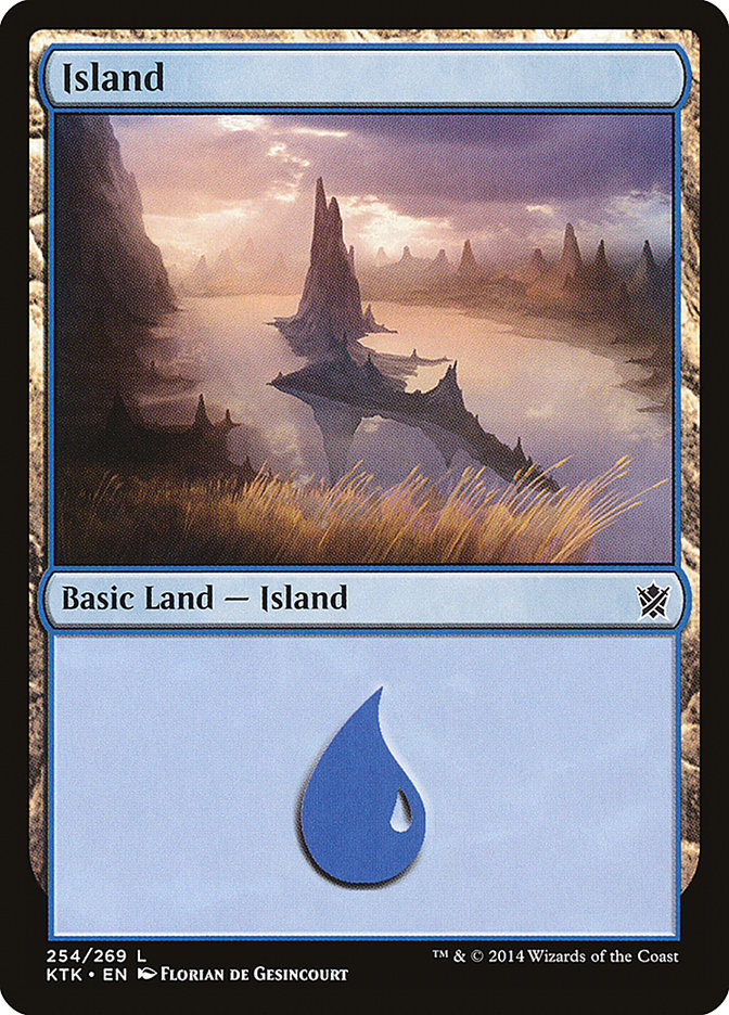 Island (254) [Khans of Tarkir] Foil