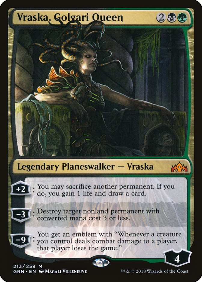 Vraska, Golgari Queen [Guilds of Ravnica] Foil