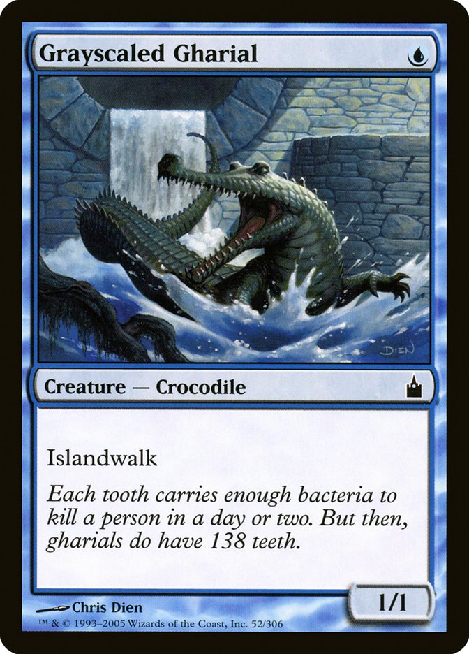 Grayscaled Gharial [Ravnica: City of Guilds] Foil