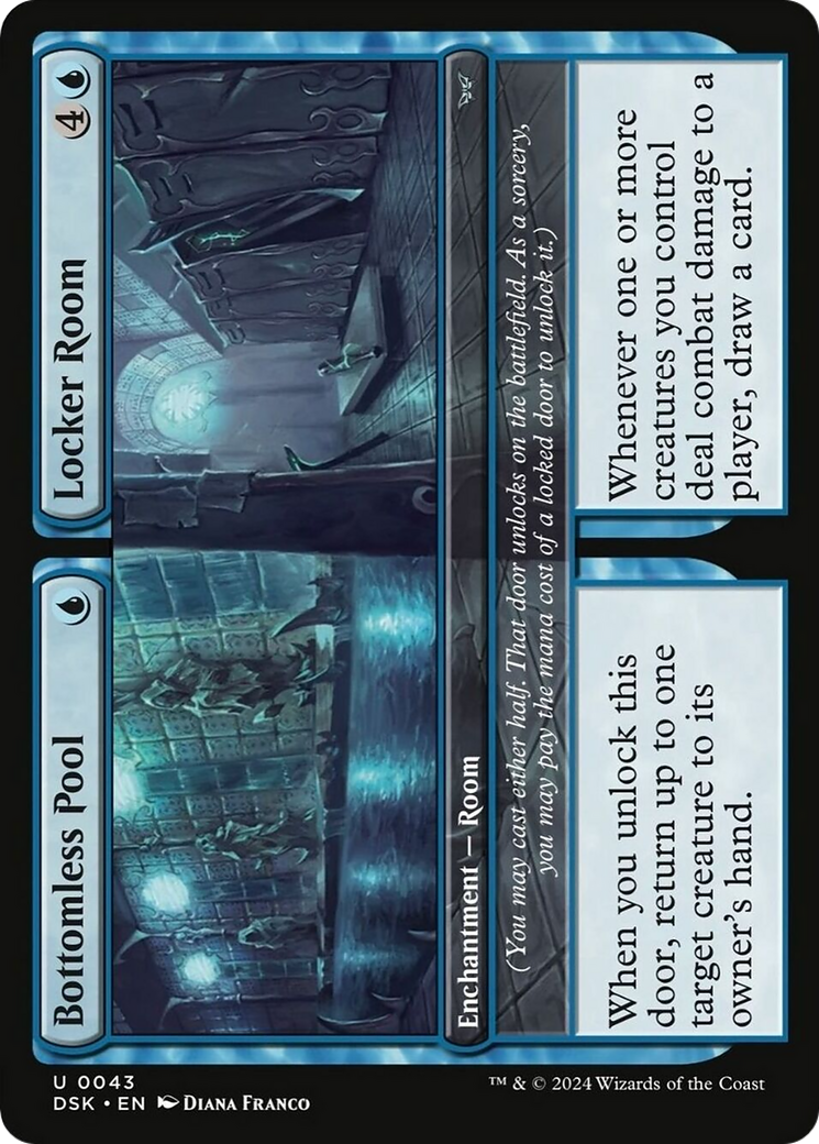 Bottomless Pool // Locker Room [Duskmourn: House of Horror] Foil