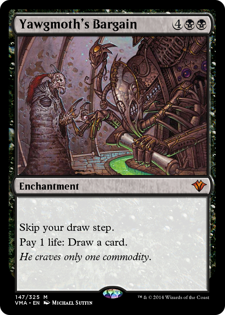 Yawgmoth's Bargain  [Vintage Masters]