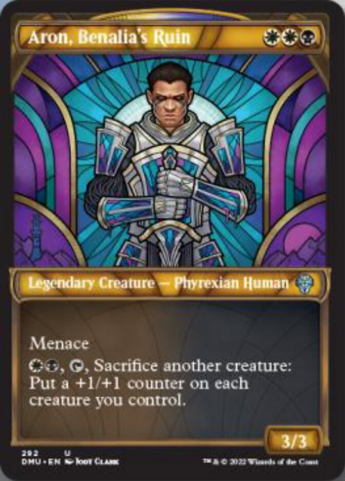 Aron, Benalia's Ruin (Showcase) [Dominaria United] Foil