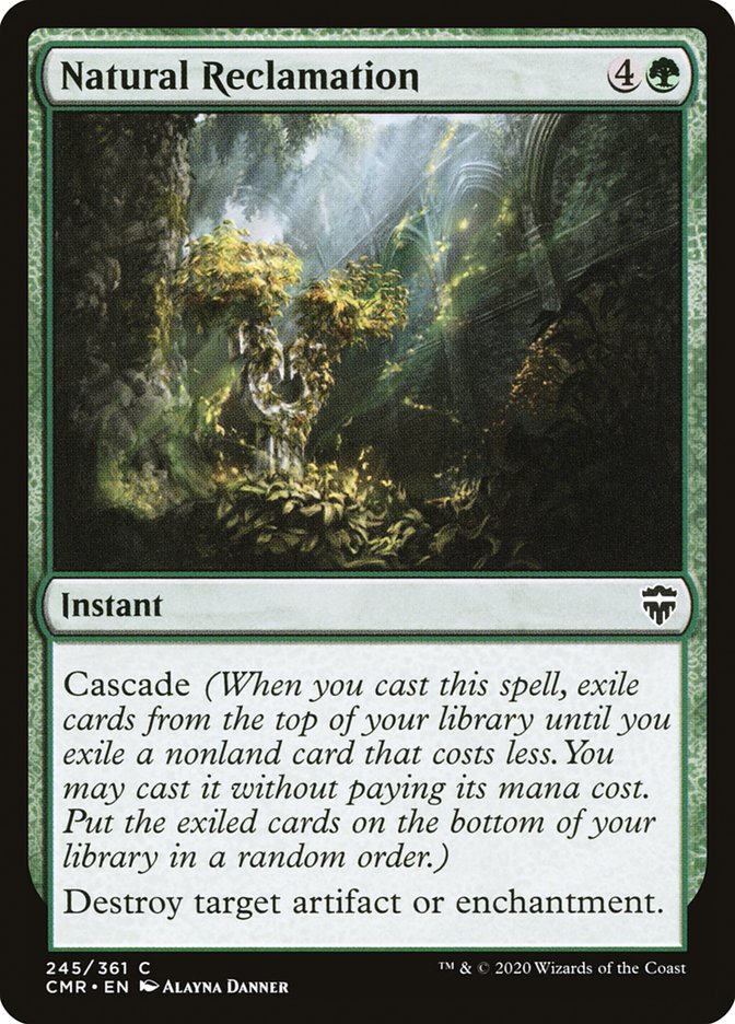 Natural Reclamation [Commander Legends] Foil